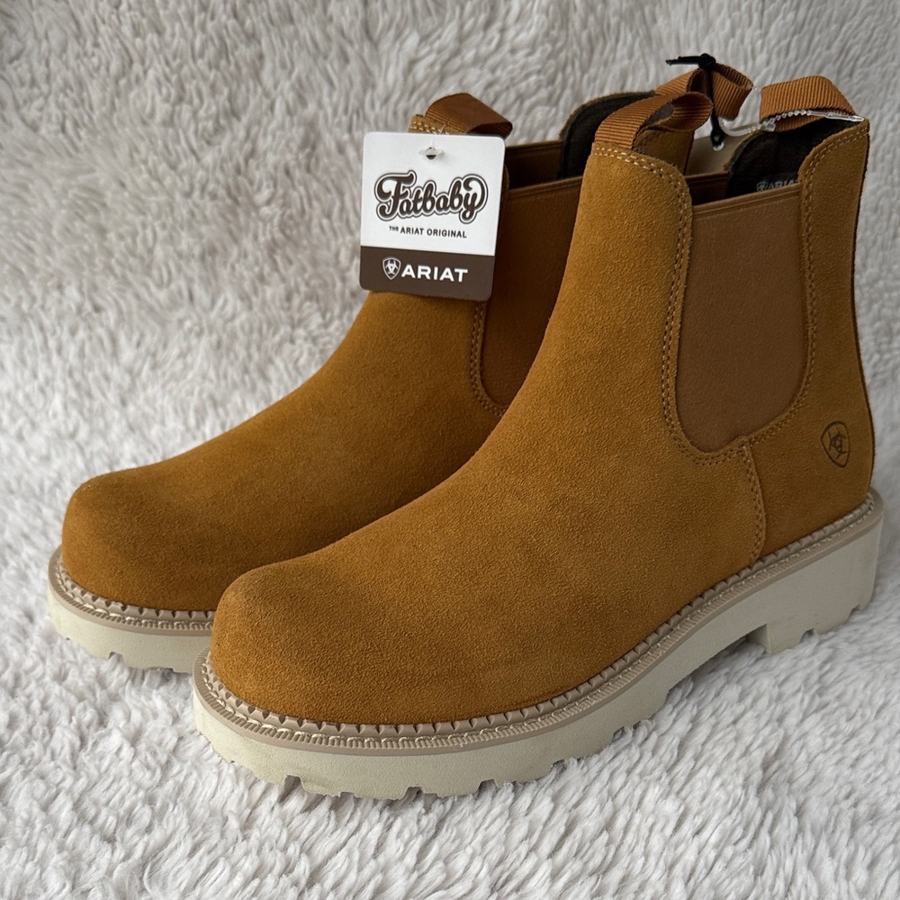 Ariat Women’s Brown Fat Baby Chelsea Boots